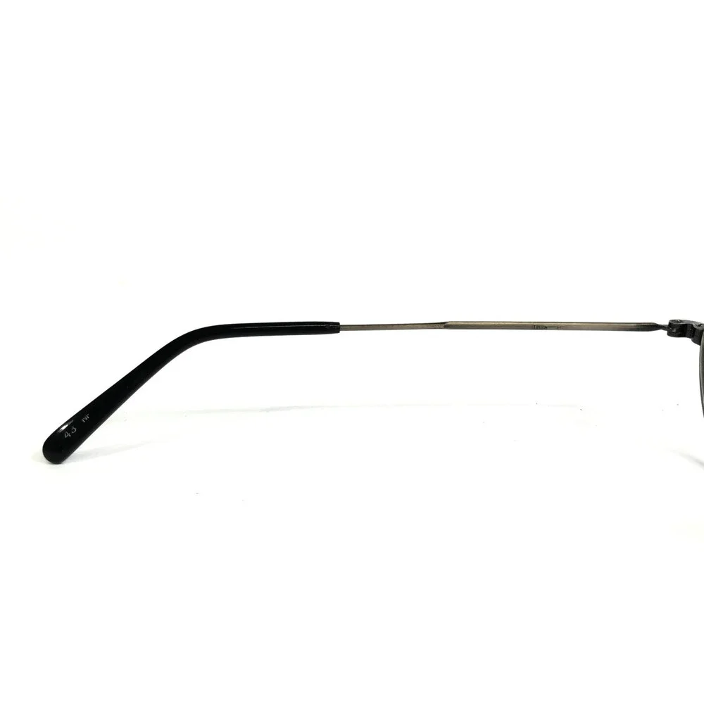 Vintage Oliver Peoples Eyeglasses Frames Tillie P Pewter with Clip-ons 43-21-130